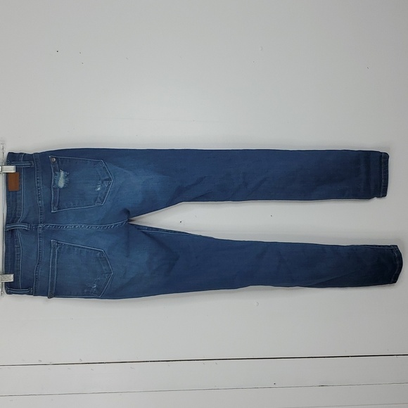 Judy Blue Skinny Fit Jeans Ripped Distressed Stretch Womens 26 Medium Wash - Picture 6 of 10